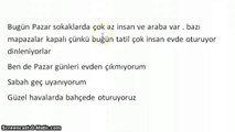 تعلم اللغة التركية مجاناً | المستوى الأول | الدرس العشرين (تمارين 2)