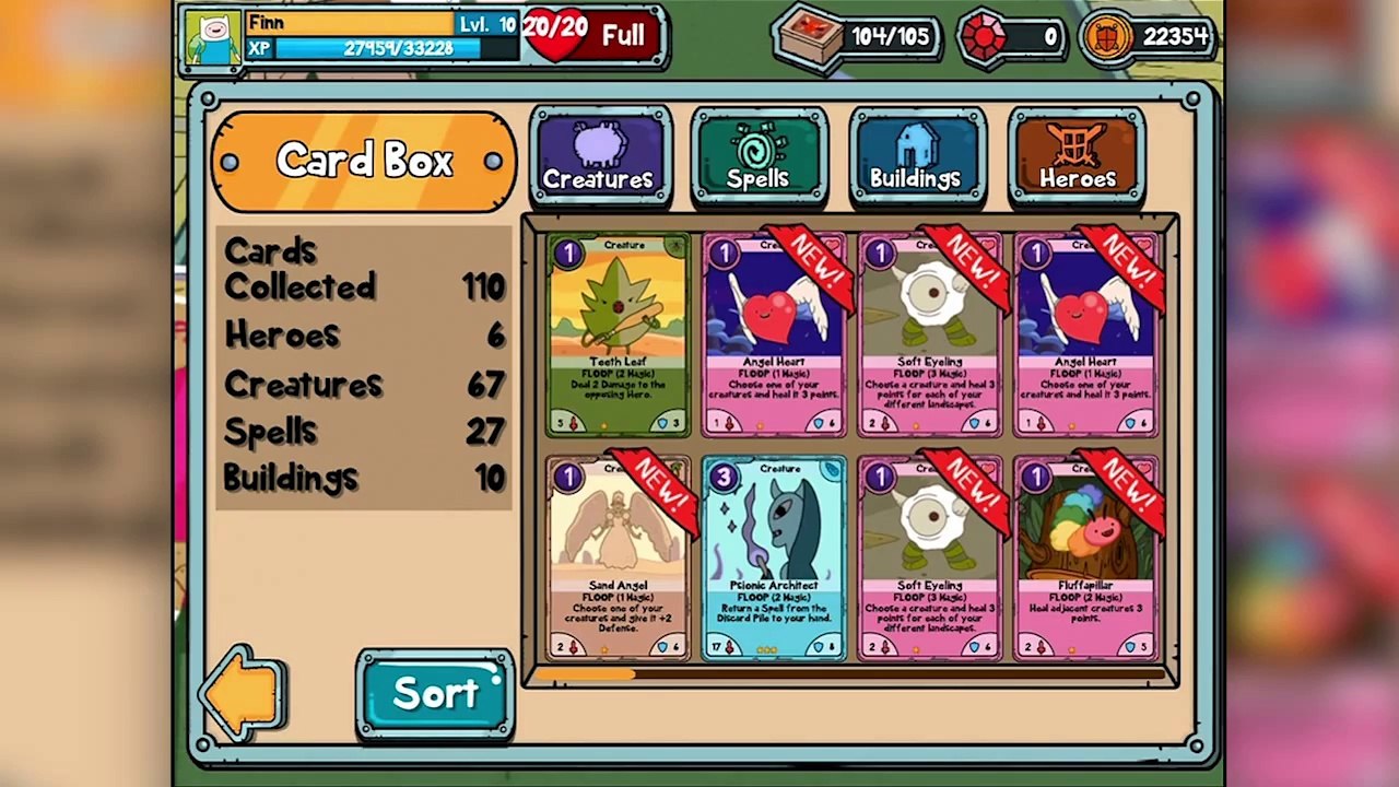 Adventure Time : CARD WARS 1.0.4 UPDATE Card Carnivals + Buy Cards W/ Coins - iOS Android