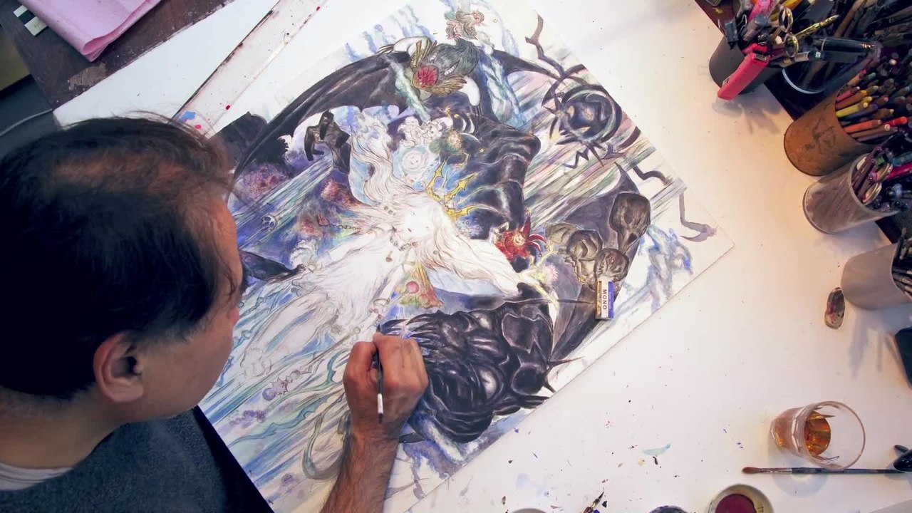 Child of Light | 'Yoshitaka Amano' Artwork Trailer | DE