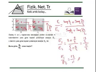 İş-Güç Enerji Örnek Soru Çözümü