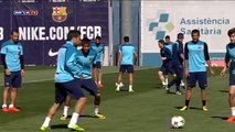Barça readies for Champions League match against Atletico