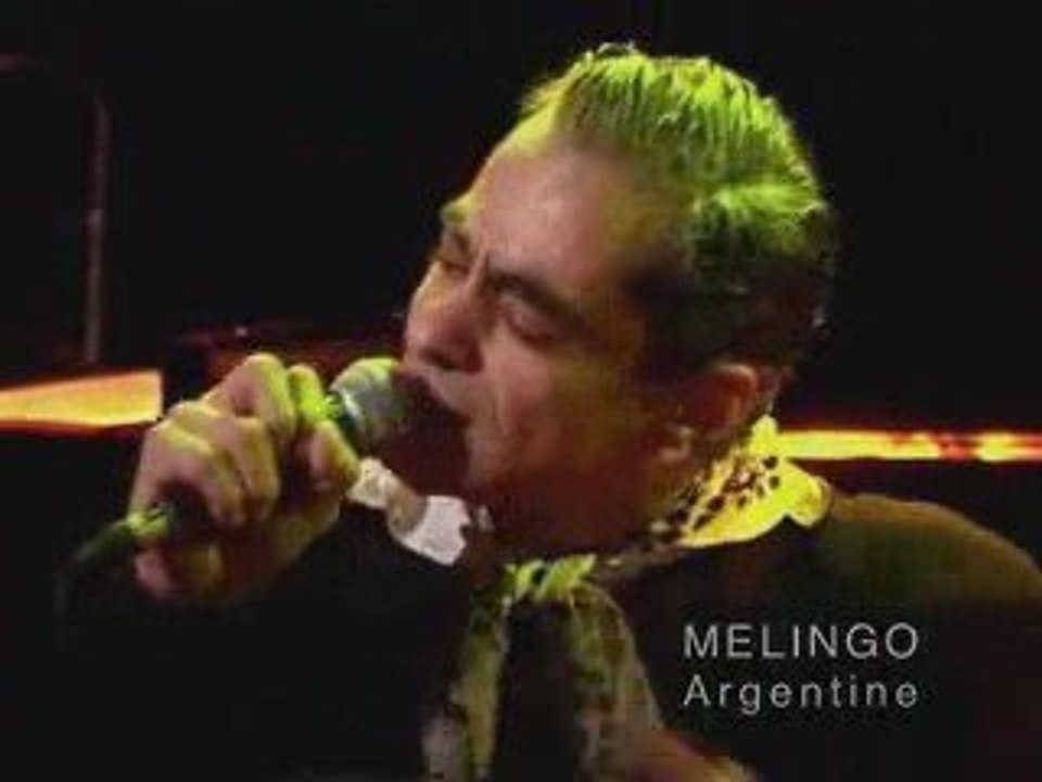 Melingo, chanteur de tango fracassé