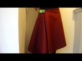 DIY No Sew Skirt / How To Make A Wrap Over Skirt In 20Minutes!