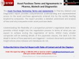 Asset Purchase Terms and Agreements in Pharmaceutical Companies