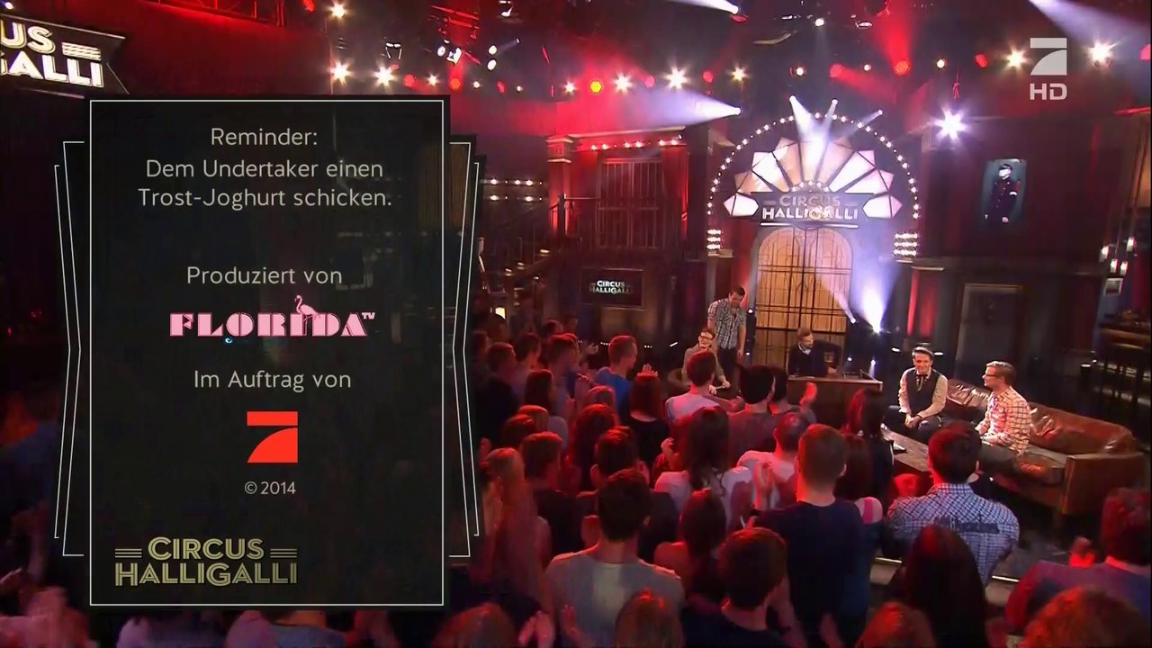 Broilers - Grau, Grau, Grau (Cirsus Halligalli - ProSieben HD 2014 apr07)