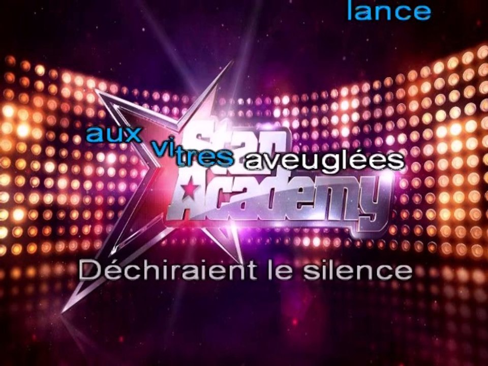 LA STAR ACADEMY - CHANTEUR DE JAZZ