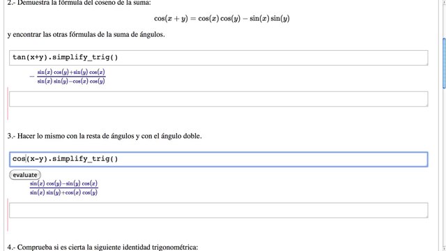 10 Sagemath y Matemáticas. Identidades trigonométricas