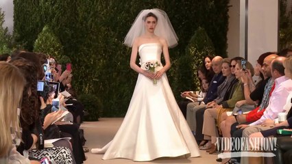 Carolina Herrera Bridal Spring/Summer 2014 - Videofashion