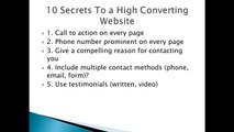Dental Website Marketing - Top10 Website Conversion Tips Pt1