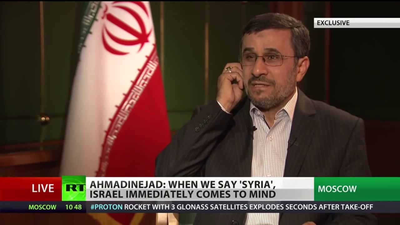 Iran's outgoing president Mahmoud Ahmadinejad talks to RT (Short version)