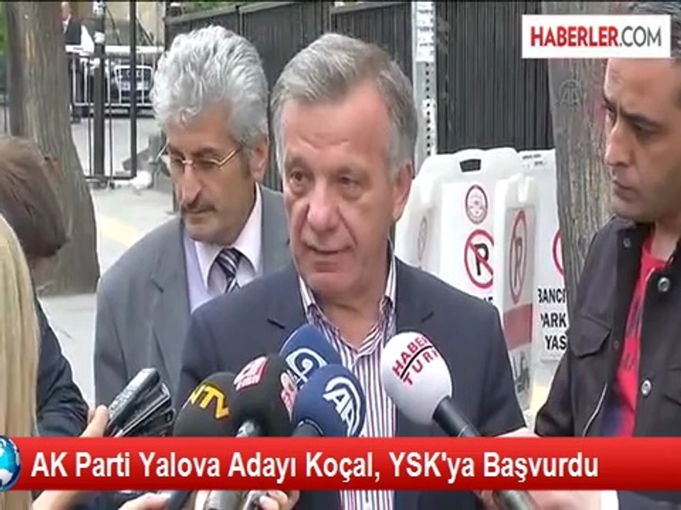 AK Parti Yalova Adayı Koçal, YSK'ya Başvurdu