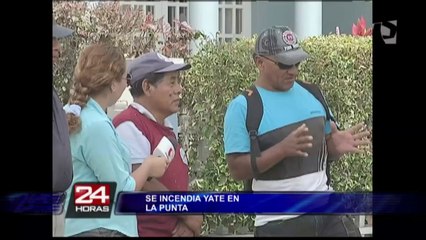 VIDEO: Yate se incendia en altamar debido a un cortocircuito