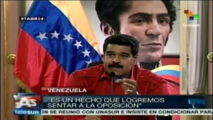 Oposición se tendrá que sentar a dialogar, asegura Maduro