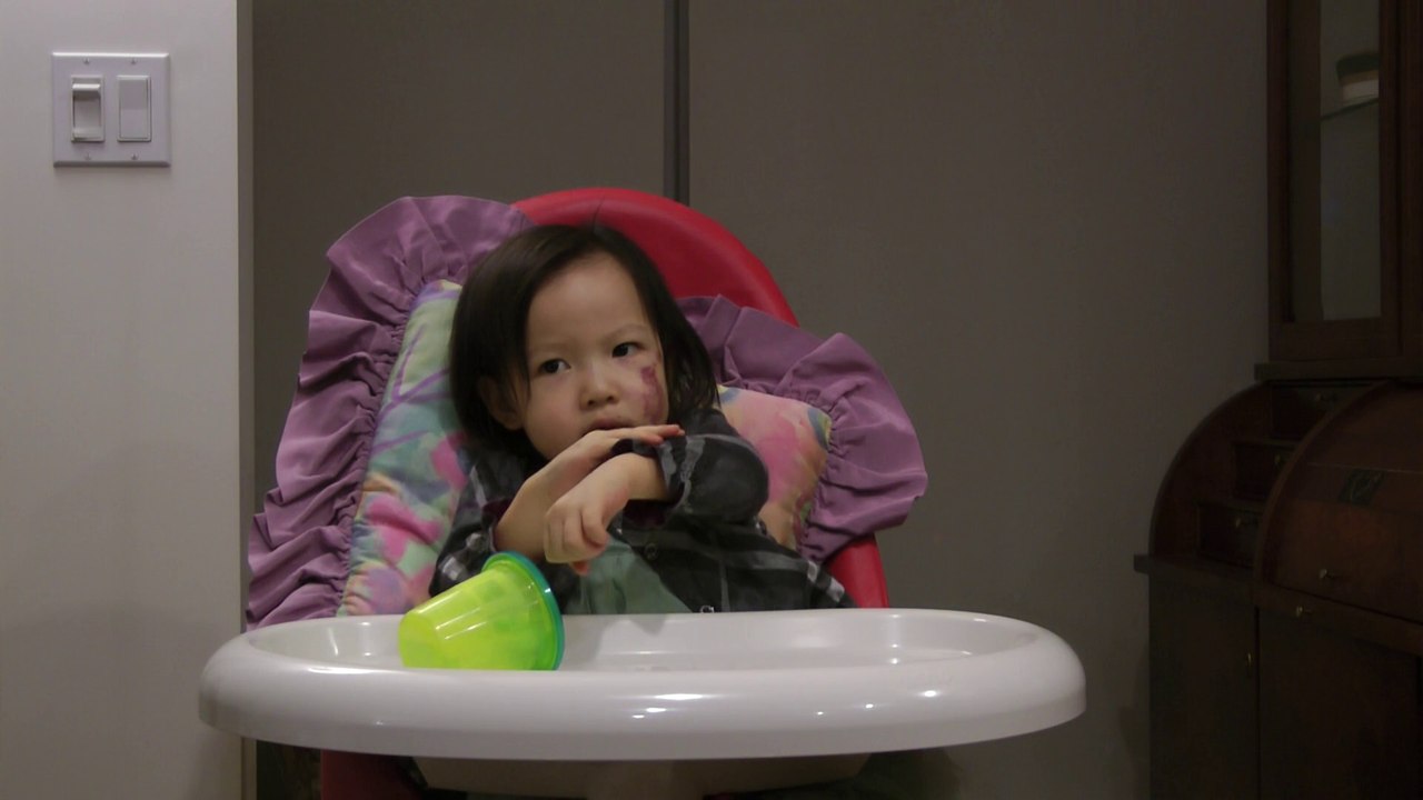 Girl Playing Water Bottle