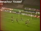 Aziz Bouderbala vs SM Caen - Ligue 1 - matchday 7 -  1991/1992