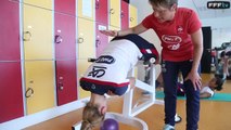 Musculation avec l'Equipe de France Féminine