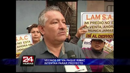 Download Video: Municipalidad inicia destrucción de viviendas por obras de Vía Parque Rímac