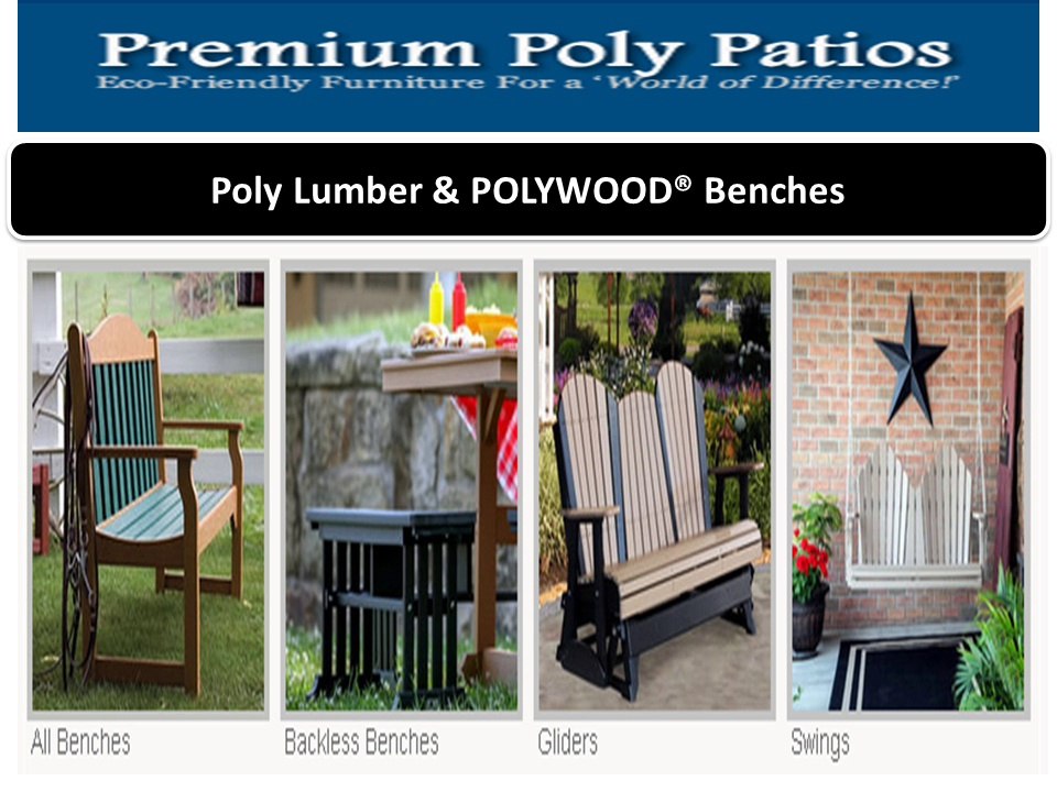 Premium Poly Patios : Plastic adirondack chairs