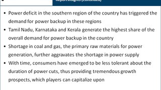 Power Backup Market in India 2014