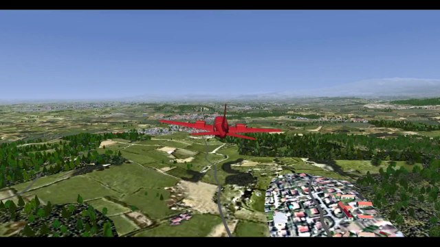 Flightgear en Aérostar700 autour du mont-Ventoux Avril 2014