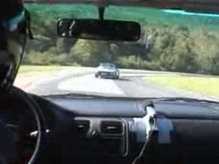 Porsche crash on the track