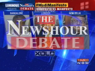 The Newshour  Debate: #ModiManifesto - 3