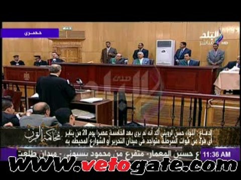 دفاع العادلي يستند إلى شهادة الرويني لتبرئة إسماعيل الشاعر