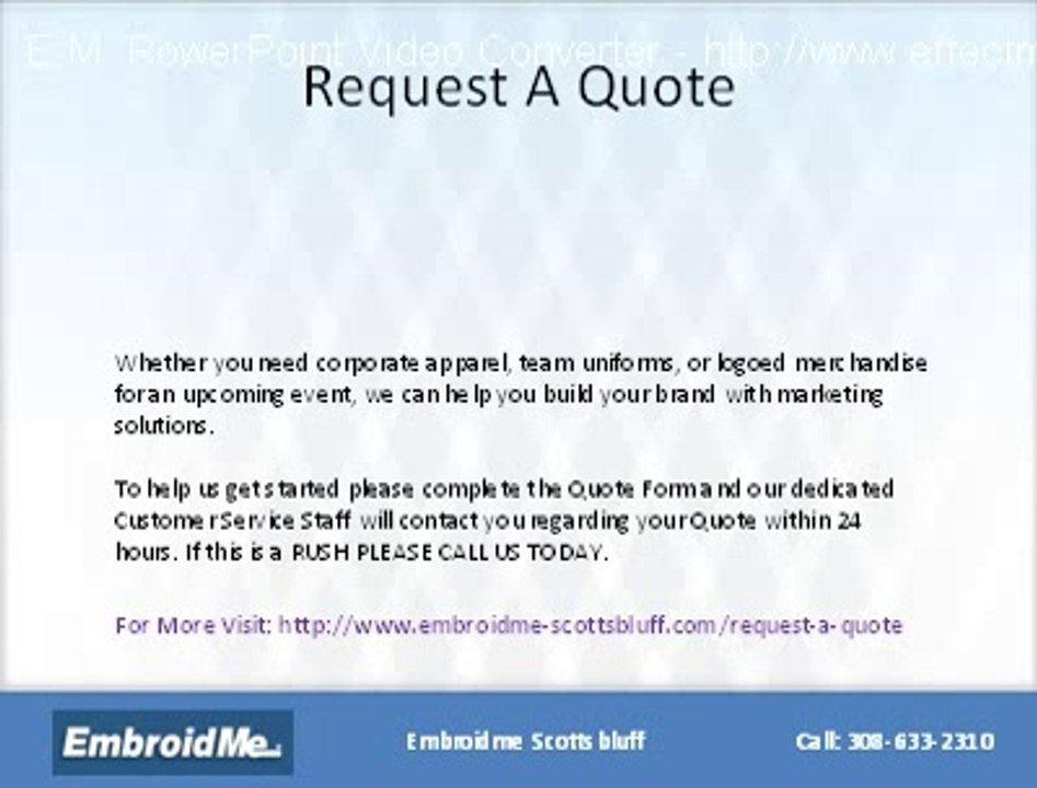 EmbroidMe of Scottsbluff : Embroidery, Screen Printing & Promotional Products