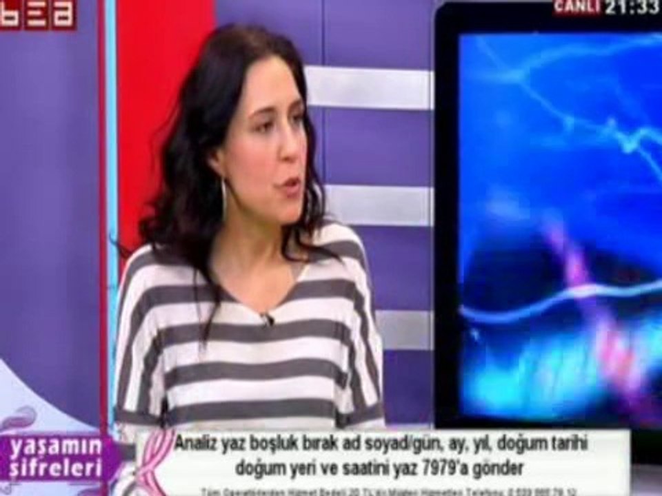 "YAŞAMIN ŞİFRELERİ" TV Programı 3. Bölüm. Nilda Ferhan Efeçınar ve Eylem Şara Calp'in sunduğu ve Şelale Şehnaz Sam'ın konuk olduğu program