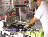 Fully automatic PE film shrink wrapping machine