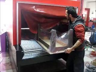MOBİLYA PAKETLEME ÖZEL ÖLÇÜ POLİETİLEN SHRİNK MAKİNASI