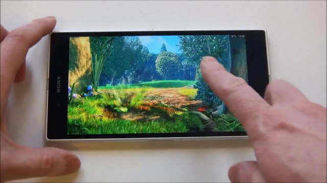 Sony Xperia Z Ultra - демонстрация работы