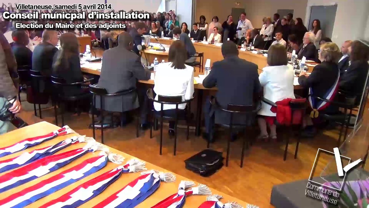 Conseil municipal d'installation