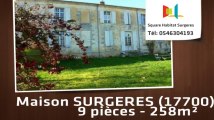 A vendre - Maison/villa - SURGERES (17700) - 9 pièces - 258m²