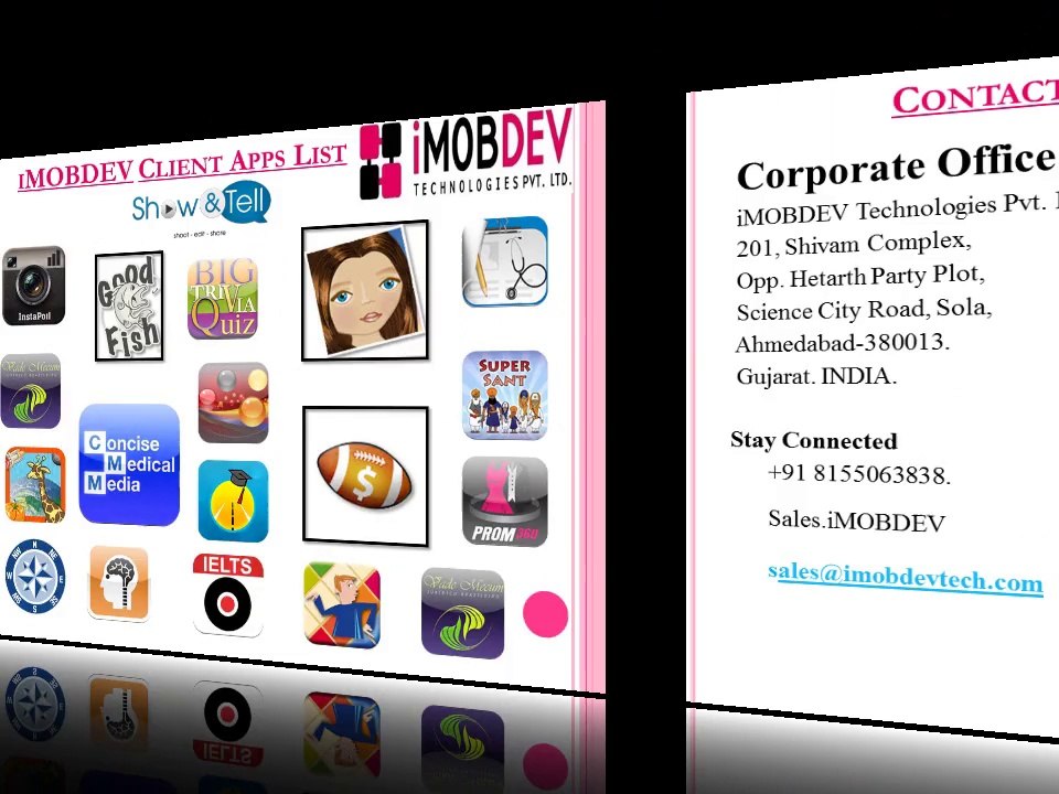 iMOBDEV`s In-house Mobile Apps