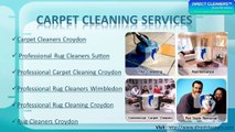 Carpet and Rug Cleaning specialist for Professional Carpet Cleaning services in Sutton, Croydon and Wimbledon