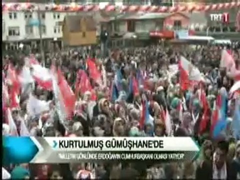 Numan Kurtulmuş, Gümüşhanede Milletin Cumhurbaşkanlığı Seçiminde Başbakan Erdoğan'ın Cumhurbaşkanı Olması İstediğini Söyledi