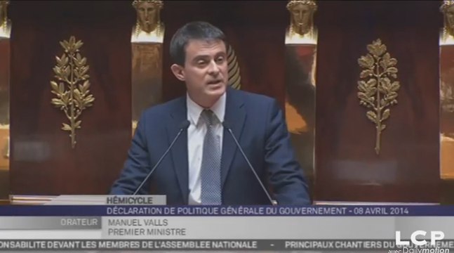 Manuel Valls : Je vous demande, le coeur battant, de m'accorder votre confiance