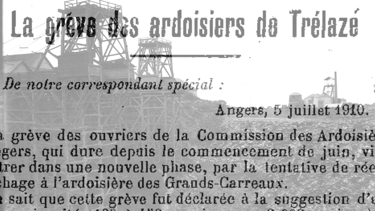 L'anarcho-syndicalisme à Trélazé, Angers, dans les carrières d'ardoises. Dictionnaire des anarchistes