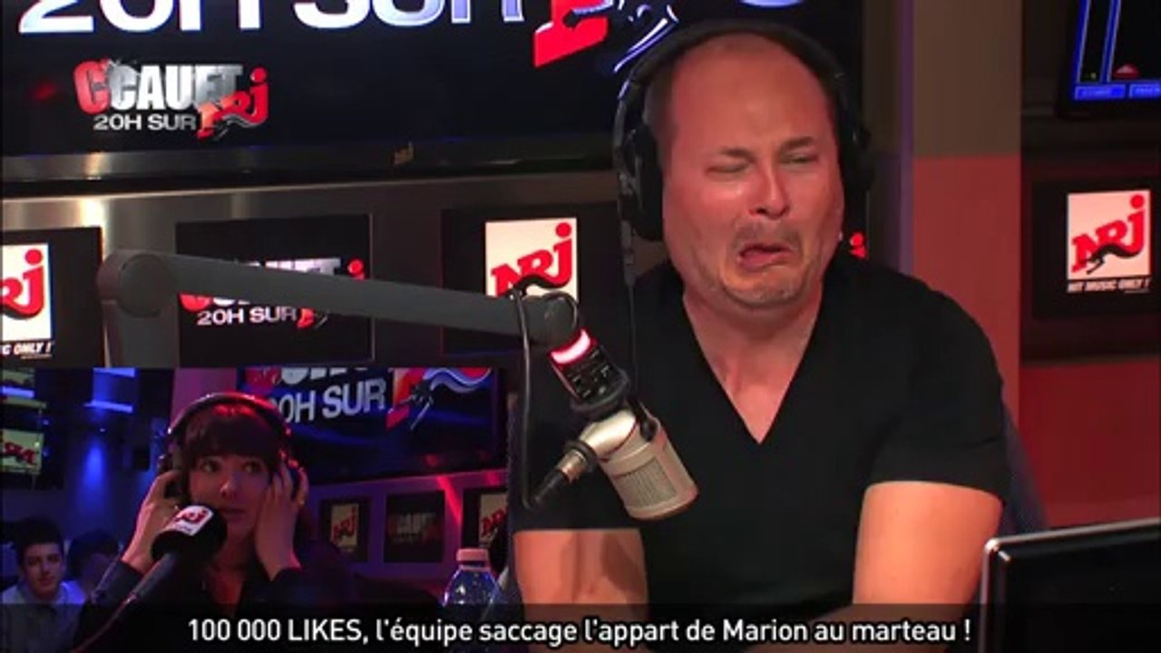 100 000 LIKES, l'équipe saccage l'appart de Marion au marteau !