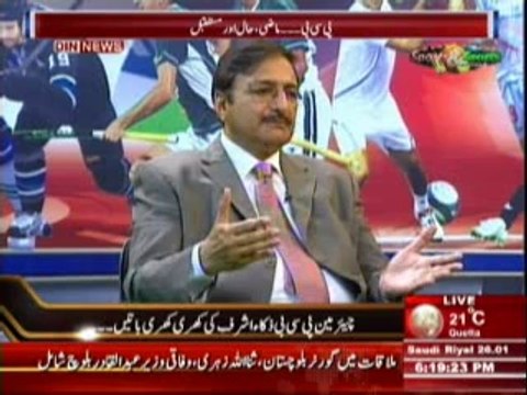 Sports & Sports with Amir Sohail (Chairman PCB Zaka Ashraf Ki Khari Khari Batain) 8th April 2014 Part-1