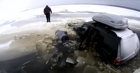 Fail : Rouler avec un 4x4 sur la glace
