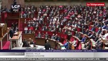 Assemblée Nationale. Le discours de politique générale de Manuel Valls