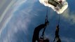 Record du monde : saut avec le plus petit parachute du monde