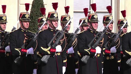 Gabonese President Ali Bongo meets French counterpart in Paris
