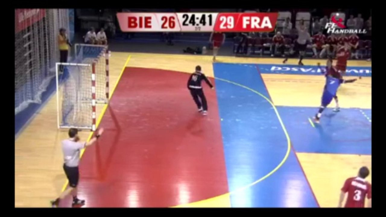 HAND FRANCE JUNIORS - Buts de T.MINEL, N.REMILI et B.SISSOKO (US Créteil HB)