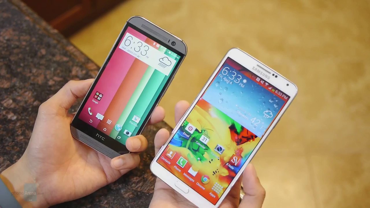 HTC One (M8) vs Samsung Galaxy Note 3
