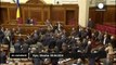 Scuffles break out in Ukrainian parliament