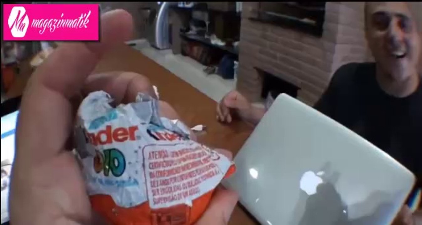 Kinder sürprizli şaka