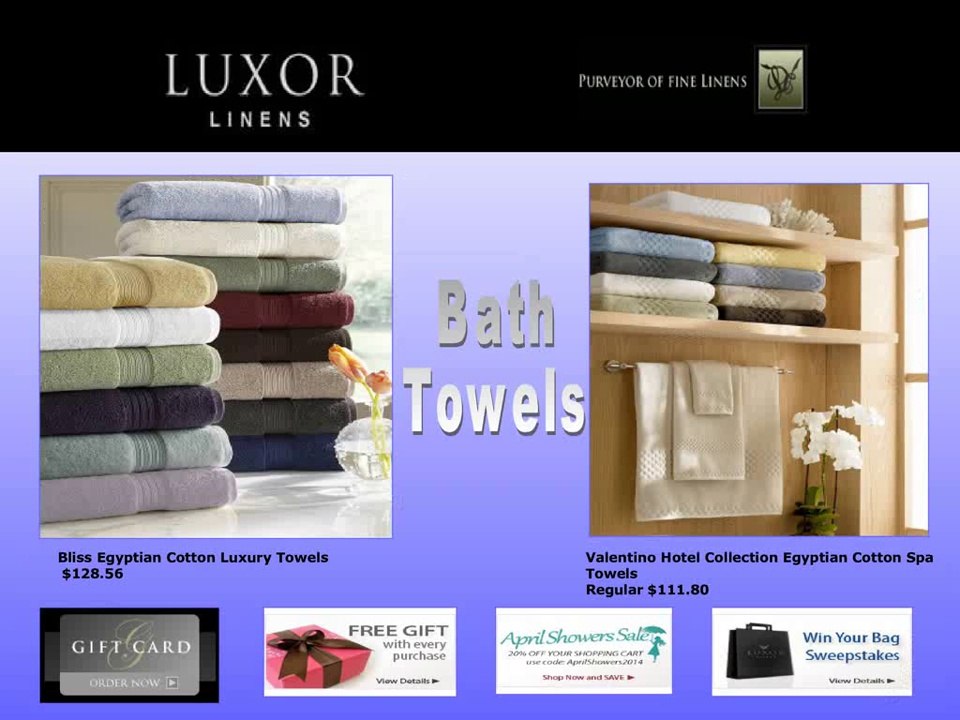 Luxor Linens and Bath Towels